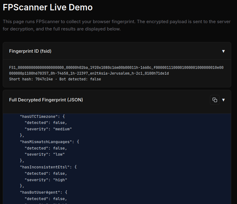 FPScanner : a great starting point